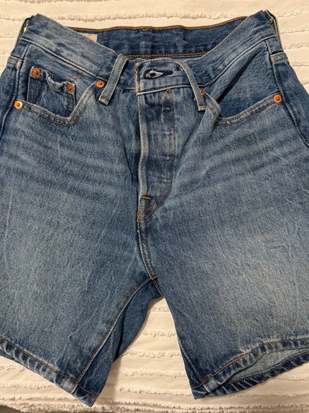 Levi's Light Blue Denim Jean Shorts